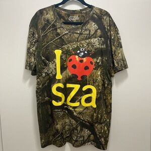 SZA Camouflage Tee